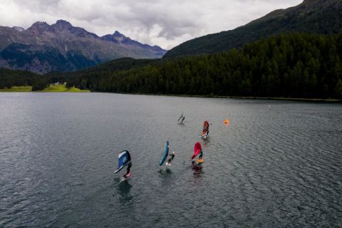 Vanora Engadinwind by Dakine 2020. 

Wing Foil Exhibition.

Wing Foil exhibition event by the newly founded GWA Global Wingsports Association. The contest is runned in the disciplines racing and freestyle, on Sunday August 16 on Lake St. Moritz and on Monday, August 17 on Lake Sivaplana.
14 September, 2017

© Sailing Energy / Engadinwind 2020