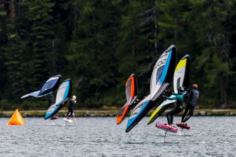 Vanora Engadinwind by Dakine 2020. 

Wing Foil Exhibition.

Wing Foil exhibition event by the newly founded GWA Global Wingsports Association. The contest is runned in the disciplines racing and freestyle, on Sunday August 16 on Lake St. Moritz and on Monday, August 17 on Lake Sivaplana.
16 August, 2020

© Sailing Energy / Engadinwind 2020