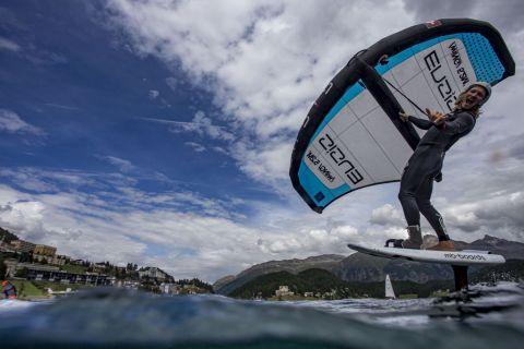 Vanora Engadinwind by Dakine 2020. 

Wing Foil Exhibition.

Wing Foil exhibition event by the newly founded GWA Global Wingsports Association. The contest is runned in the disciplines racing and freestyle, on Sunday August 16 on Lake St. Moritz and on Monday, August 17 on Lake Sivaplana.
{iptcday0} {iptcmonthname}, {iptcyear4}
©Sailing Energy / Engadinwind 2020