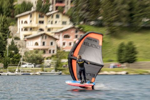 Vanora Engadinwind by Dakine 2020. 

Wing Foil Exhibition.

Wing Foil exhibition event by the newly founded GWA Global Wingsports Association. The contest is runned in the disciplines racing and freestyle, on Sunday August 16 on Lake St. Moritz and on Monday, August 17 on Lake Sivaplana.
{iptcday0} {iptcmonthname}, {iptcyear4}
©Sailing Energy / Engadinwind 2020