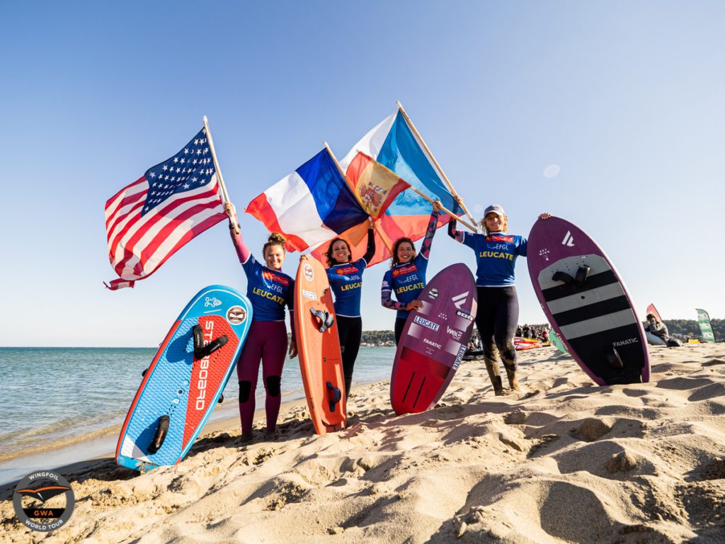 Womens' podium GWA Surf-Freestyle