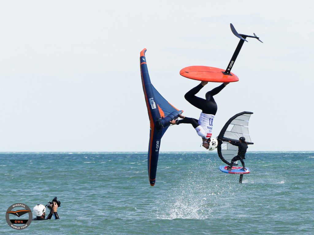 Tutouan Galea riding at Mondial Du Vent