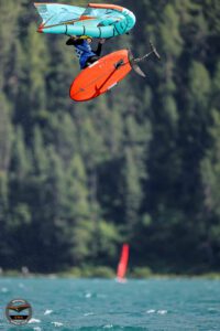 Christopher MacDonald wingfoiling Engadinwing