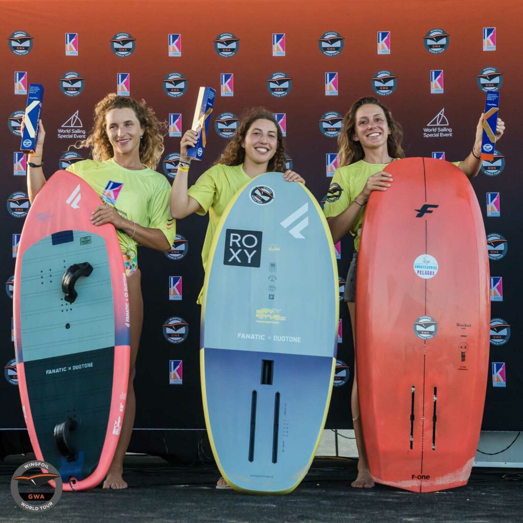 Brazil Surf-Slalom women's podium