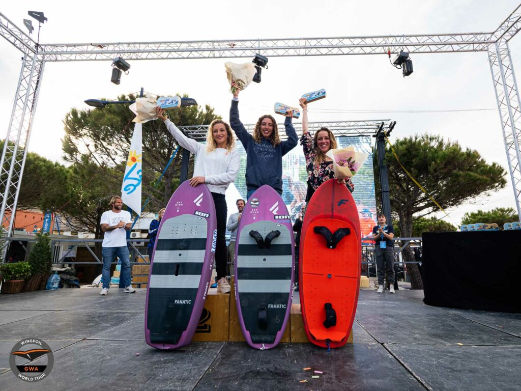Leucate Surf-Freestyle Women's podium