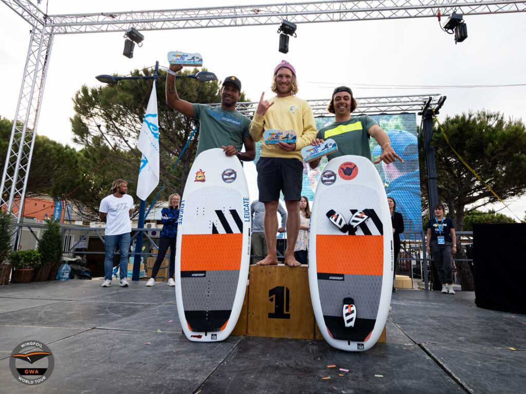 Leucate Surf-Freestyle men's podium