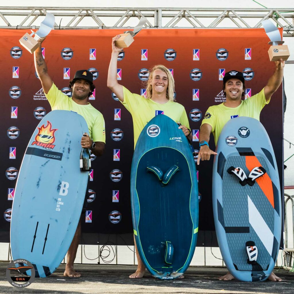 Men's overall Surf-Freestyle podium