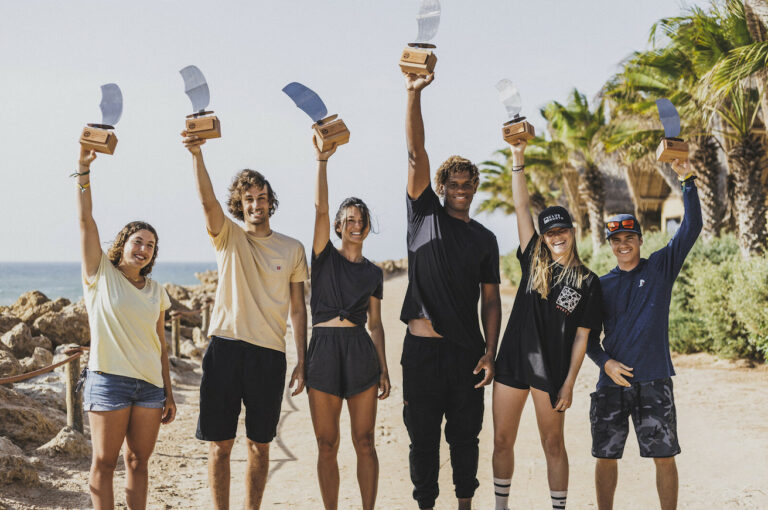 Image for Champions revel in first surf world titles